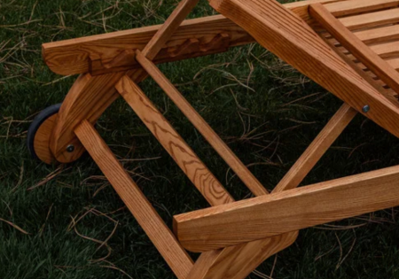 Шезлонг деревянный Ws- California lounge VIP, ламели