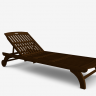 Шезлонг деревянный Ws- California lounge VIP, ламели