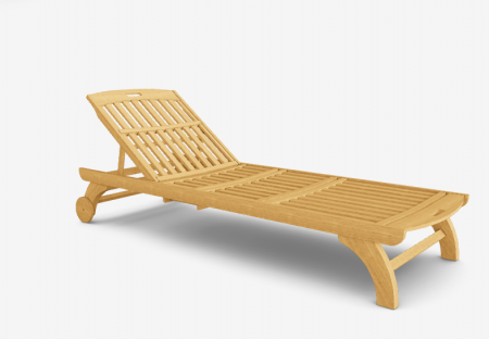 Шезлонг деревянный Ws- California lounge VIP, ламели