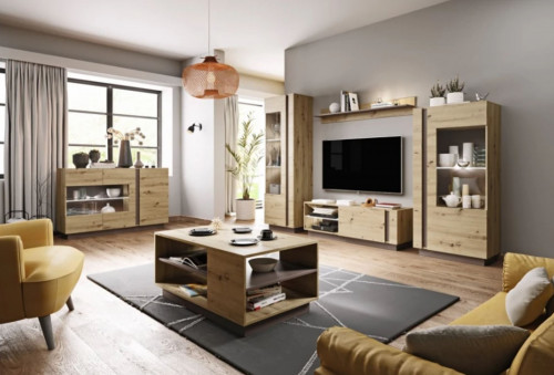 Гостиная Perfect Home Арко / Arco A, Дуб артизан/графит