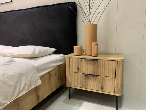 Тумба прикроватная Perfect Home Уилсон / Wilson с 2 ящиками 2S/63 Дуб эвок