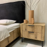 Тумба прикроватная Perfect Home Уилсон / Wilson с 2 ящиками 2S/63 Дуб эвок