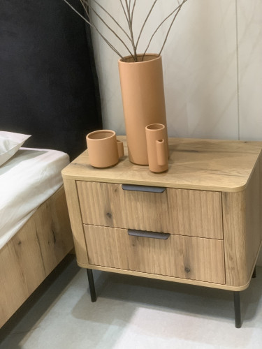 Тумба прикроватная Perfect Home Уилсон / Wilson с 2 ящиками 2S/63 Дуб эвок
