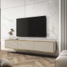 Тумба под ТВ навесная Perfect Home Оро / Oro RTV175 MDF 3-дверная Бежевый