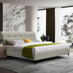 Кровать с подъемным газовым Avn- GLORIA Light Grey