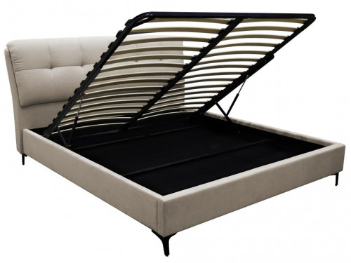 Кровать с подъемным газовым Avn- GLORIA Light Grey
