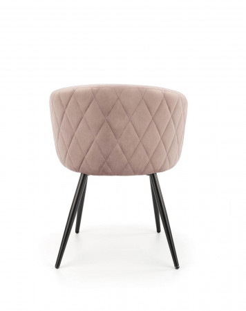 Стул обеденный PL- Halmar K-430 бежевый/черный