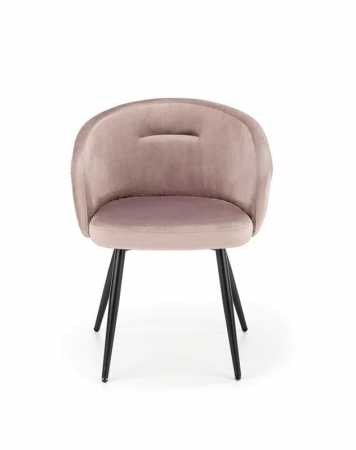 Стул обеденный PL- Halmar K-430 бежевый/черный