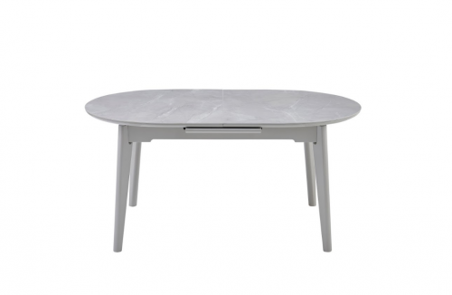 Стол обеденный модерн VTR- TM-126 (калакатта мрамор + серый) 160-200