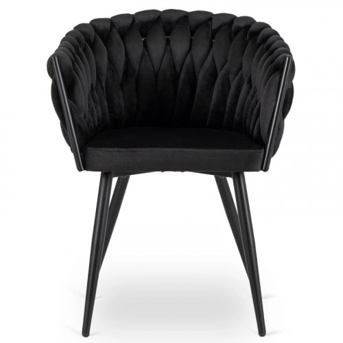 Кресло MEBEL ELITE ELENA черный велюр