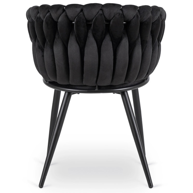 Кресло MEBEL ELITE ELENA черный велюр