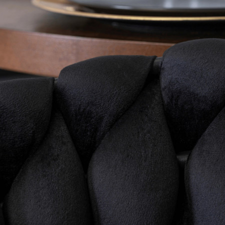 Кресло MEBEL ELITE ELENA черный велюр