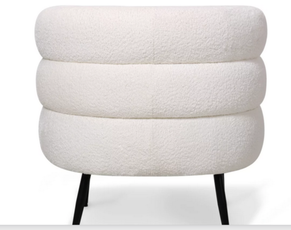 Кресло CRV- Dualis Natural boucle,белый