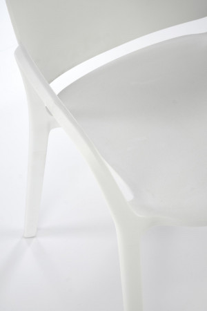 Кресло HALMAR K491 черный/белый/горчица