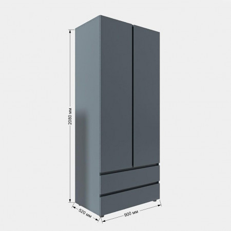 Спальня (модульная) EVR- Лайт-3 графит