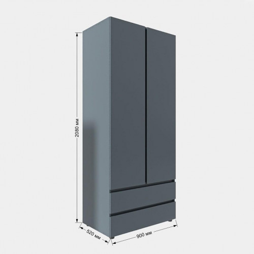 Спальня (модульная) EVR- Лайт-3 графит