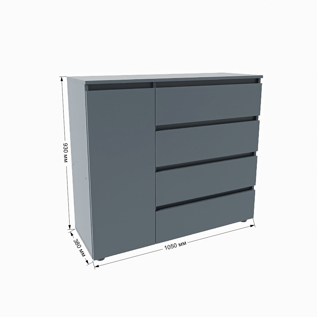 Спальня (модульная) EVR- Лайт-3 графит