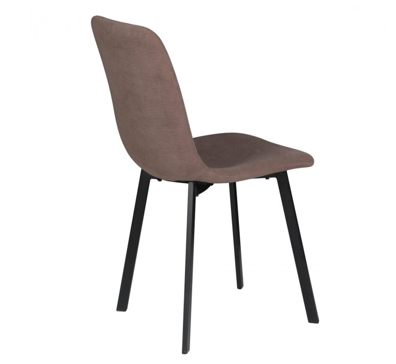 Стул INI- TIVO зеленый, светло-коричневый тк./ черный каркас  