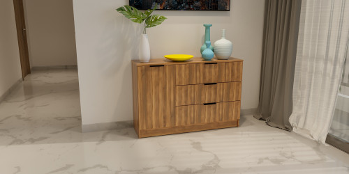 Комод на 3 ящика и 1 дверь ViA- Сити 3