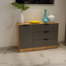 Комод на 3 ящика и 1 дверь ViA- Сити 3