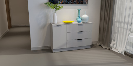 Комод на 3 ящика и 1 дверь ViA- Сити 3