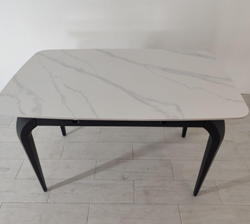 Раскладной стол с керамической столешницей Elt- 6855 matt (130/80х130 см) 