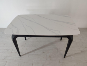 Раскладной стол с керамической столешницей Elt- 6855 matt (130/80х130 см) 