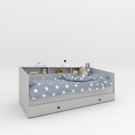 Детская кровать с шухлядами деревянная основа + ламели KOD- КР-Детская