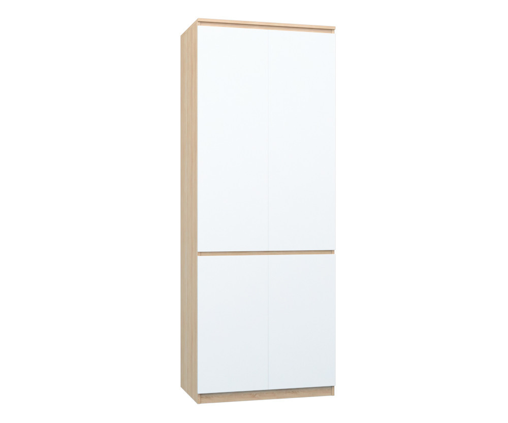 Шкаф Стиль-100 211х100х52 cм KOD- ШК-100 стиль (белый фасад)