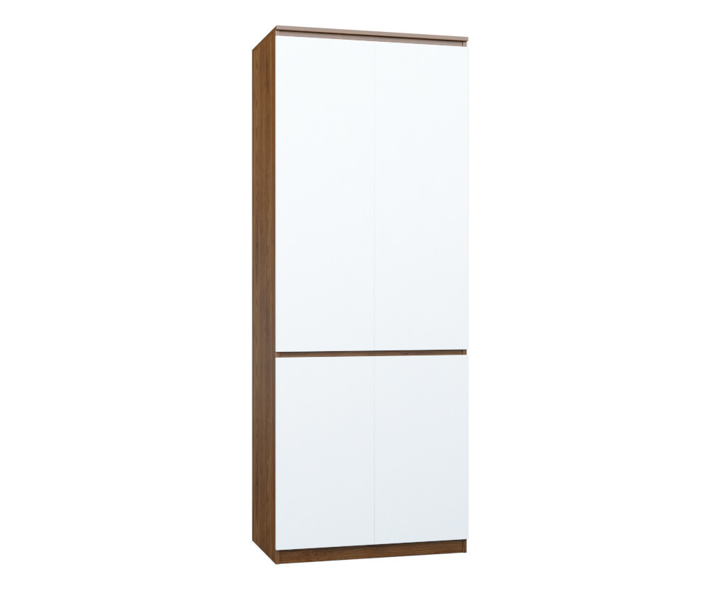 Шкаф Стиль-100 211х100х52 cм KOD- ШК-100 стиль (белый фасад)