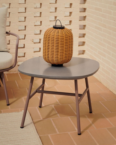 Стол кофейный Kave Home BRAMANT 60x60 см J0300038PR10 (серый/лиловый)