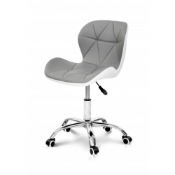 Стул компьютерный BIO- Рокки (Серо-белый)