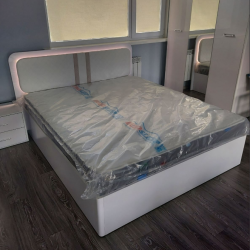 Кровать с подъемным механизмом MRK- Белладжио Глянец Белый 