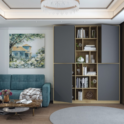 Шкаф для одежды DRS- Морган базовый ДСП 180х38.5х210