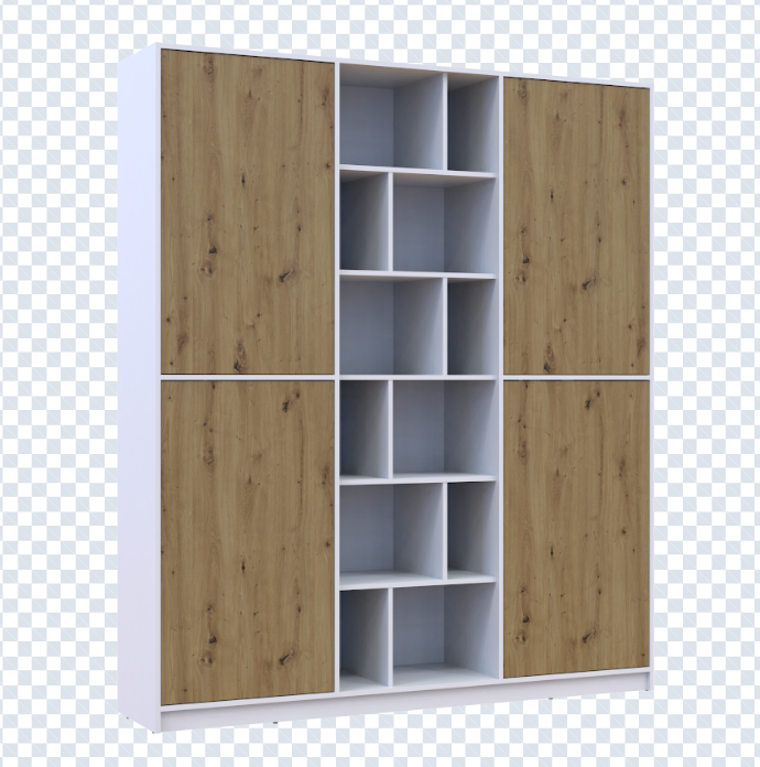 Шкаф для одежды DRS- Морган базовый ДСП 180х38.5х210