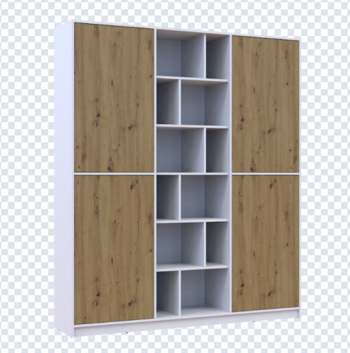 Шкаф для одежды DRS- Морган базовый ДСП 180х38.5х210