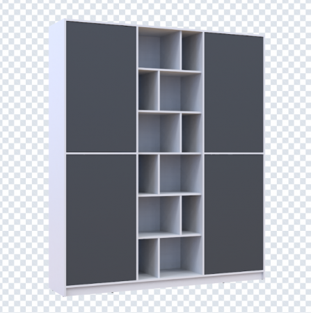 Шкаф для одежды DRS- Морган базовый ДСП 180х38.5х210