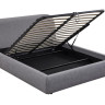 Кровать с подъемным газовым Avn- LUMINA 160 Grey 