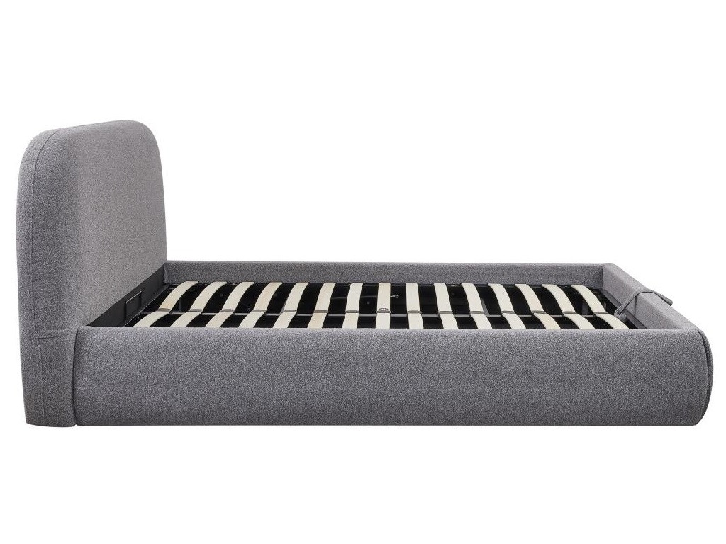 Кровать с подъемным газовым Avn- LUMINA 160 Grey 