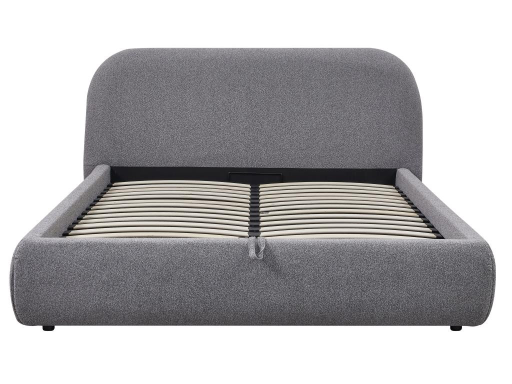 Кровать с подъемным газовым Avn- LUMINA 160 Grey 