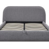 Кровать с подъемным газовым Avn- LUMINA 160 Grey 