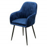 Фото №1 - IDEA обеденный стул DELTA синий бархат