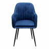 Фото №2 - IDEA обеденный стул DELTA синий бархат