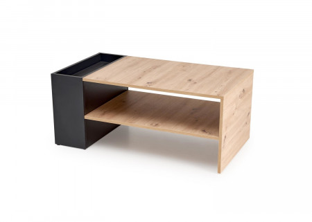 Стол журнальный HALMAR MURCIA дуб артизан/черный