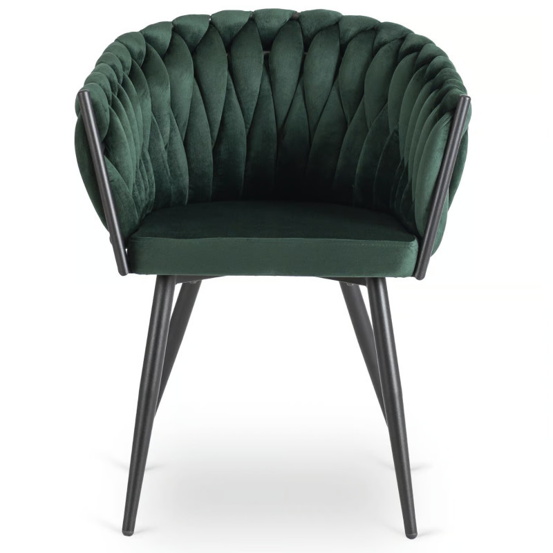 Кресло MEBEL ELITE ELENA зеленый велюр 