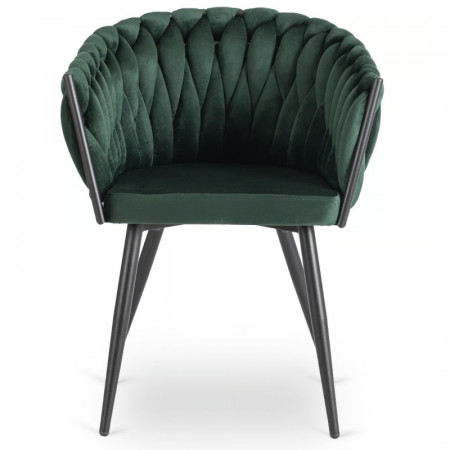 Кресло MEBEL ELITE ELENA зеленый велюр 