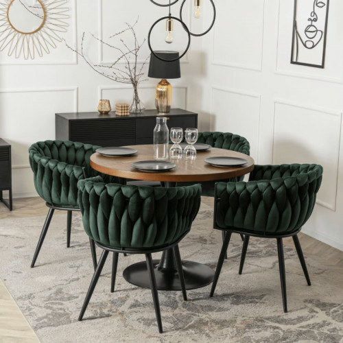 Кресло MEBEL ELITE ELENA зеленый велюр 