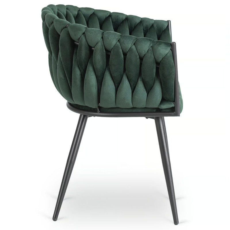 Кресло MEBEL ELITE ELENA зеленый велюр 