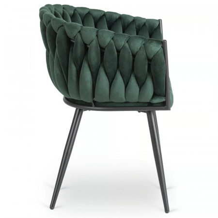Кресло MEBEL ELITE ELENA зеленый велюр 