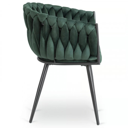 Кресло MEBEL ELITE ELENA зеленый велюр 